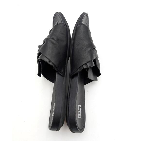 FitFlop Gracie Soft Twist Slide Sandals Women's Open Toe Black Size US10 EU42 - Picture 6 of 12